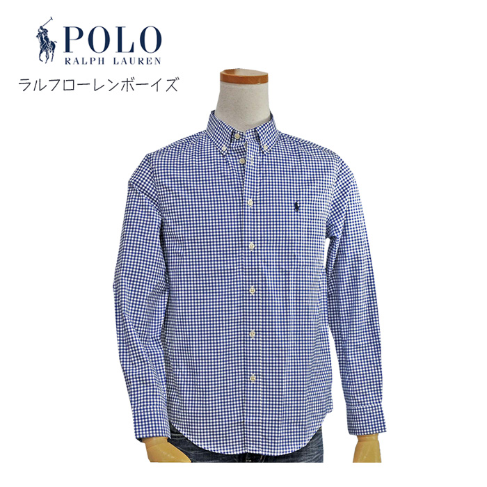 POLO ラルフローレンギンガムチェック シャツ送料無料 長袖