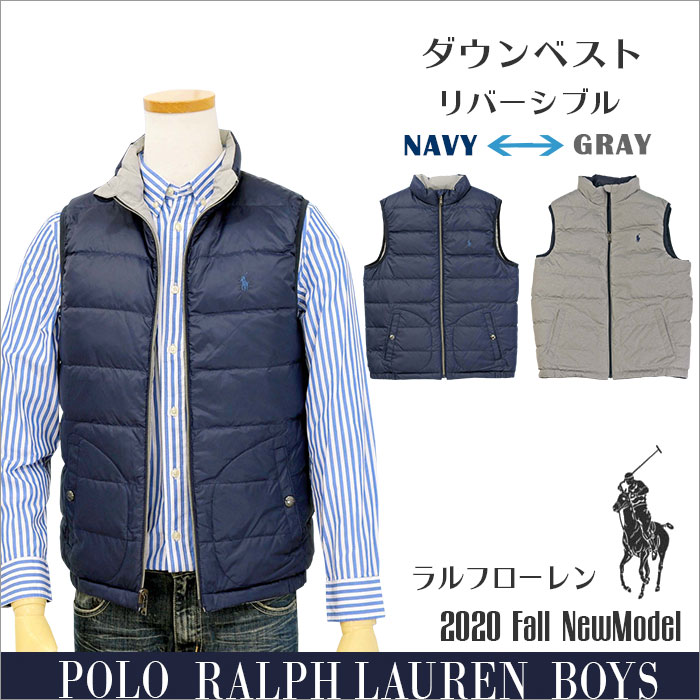 POLO ラルフローレンリバーシブルダウンベスト送料無料 ジャケット、コ