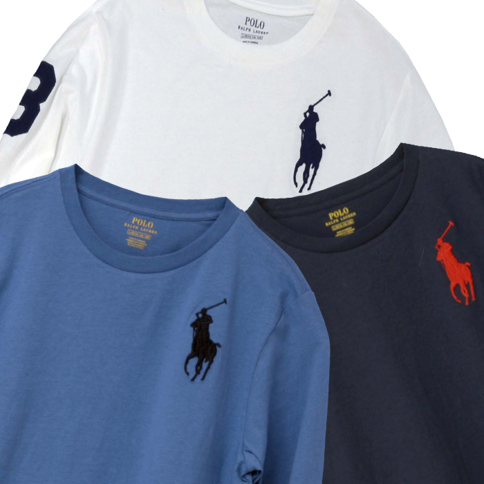 大人もOK☆Ralph Lauren ビッグポニー長袖Tシャツ ロンTボーイズ-