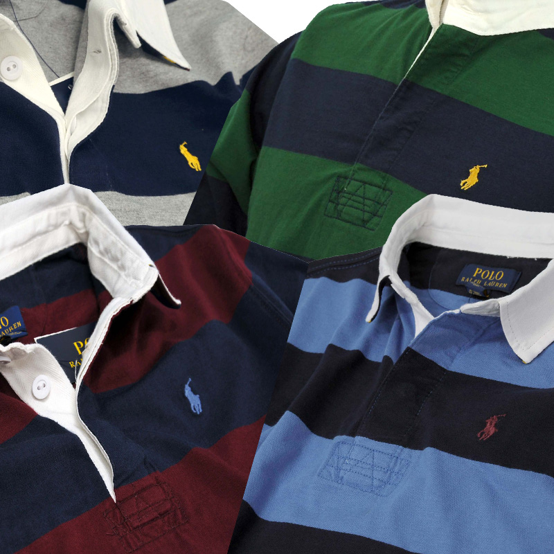 最大58％オフ！ Polo by Ralph Lauren ラルフローレン 長袖シャツ ラガーシャツ 170 0515 swedish