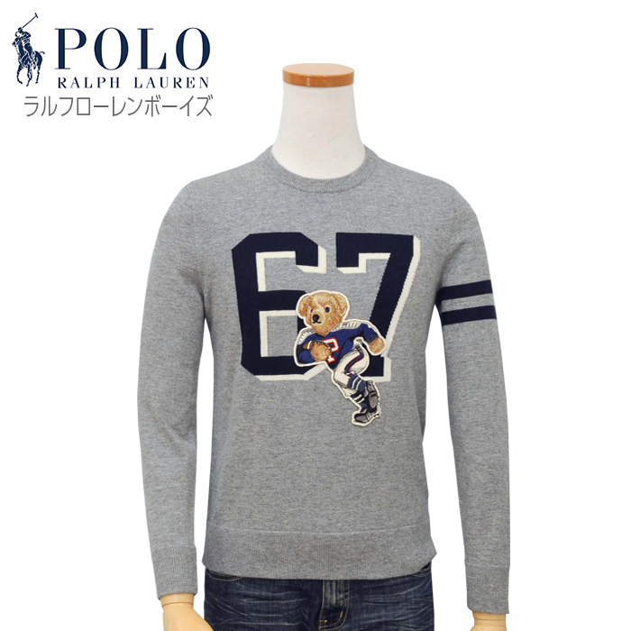 SALE!!2025新作新品ラルフローレン ポロベアトレーナー ボーイズL160 POLO ラルフローレンポロベアウール混セーター送料無料 セーター