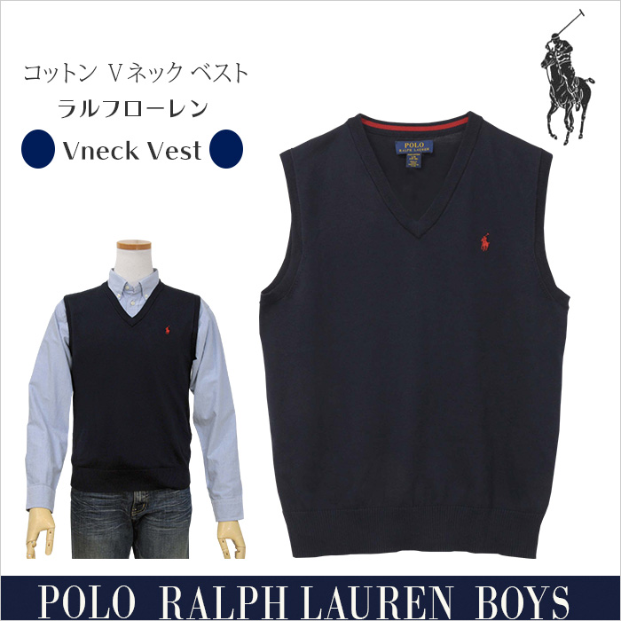 POLO ラルフローレンＶネック ベスト セーター、カ-ディガン、ベスト