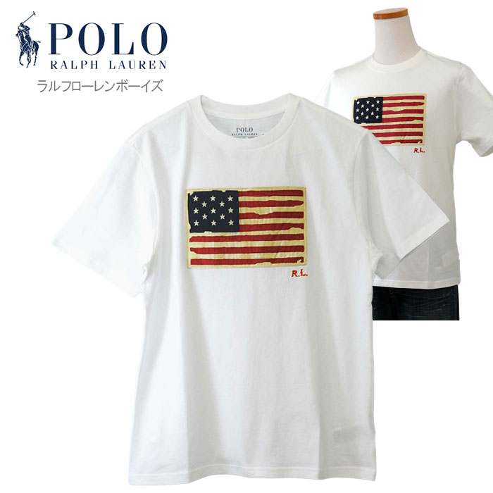 ポロ ラルフローレン USAフラッグ 半袖Tシャツ