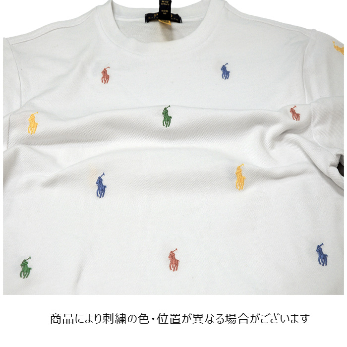 ラルフローレン ポニー刺繍半袖鹿の子Tシャツ ホワイト