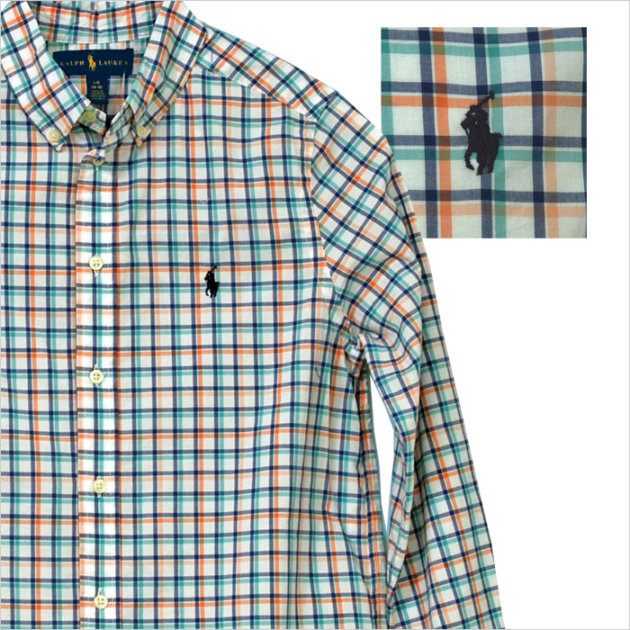 POLO ラルフローレンボタンダウン長袖シャツ 長袖 カジュアルシャツ ボーイズ ポロ、Tシャツの店チープトック