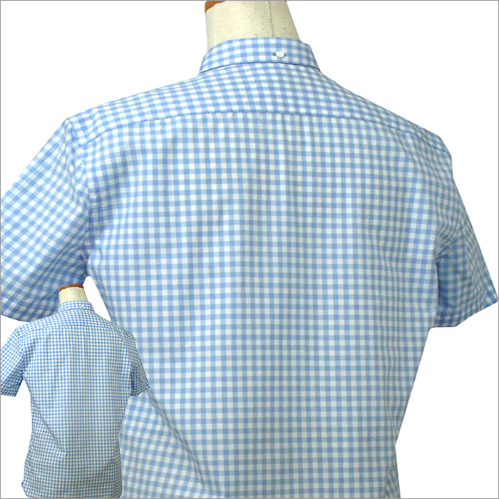 バーバリー メンズ半袖ギンガムチェックシャツ送料無料 半袖カジュアルシャツ メンズ ポロ ｔシャツの店チープトック