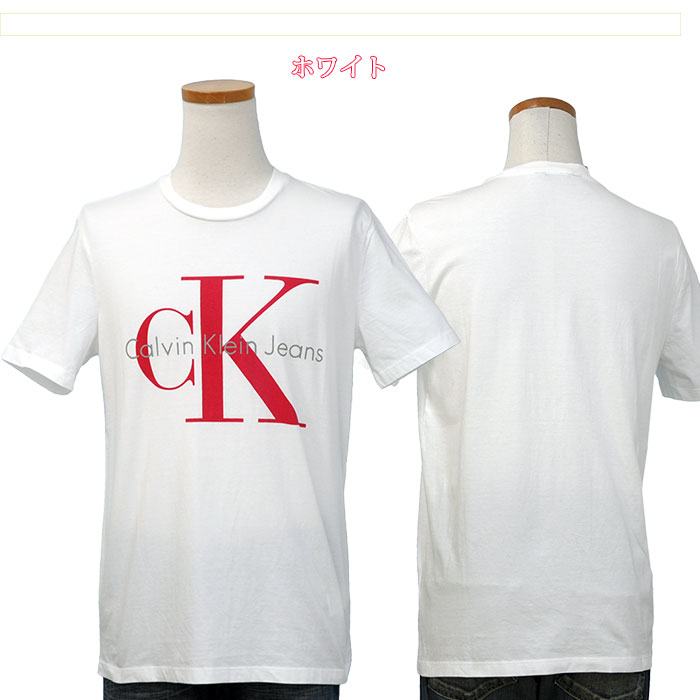 カルバンクラインCKビッグロゴ 半袖Tシャツ 半袖 Tシャツ メンズ ポロ ...