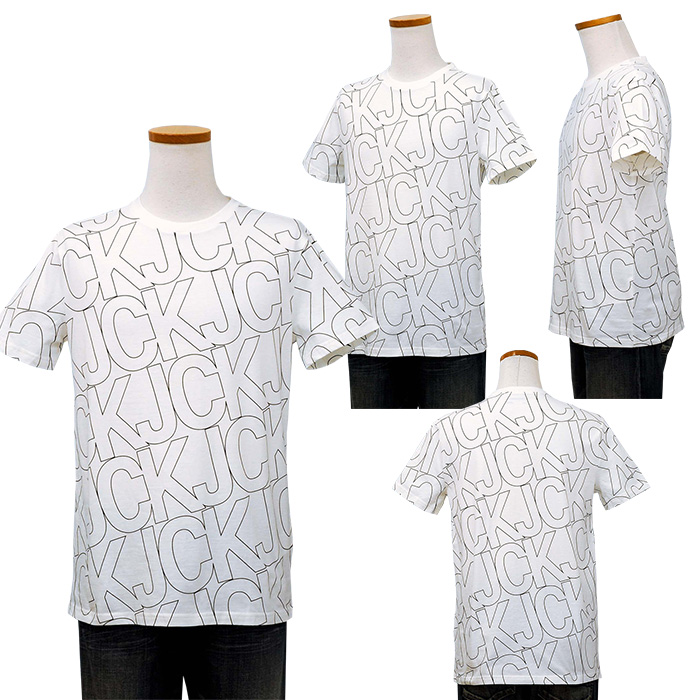 カルバンクライン
 CKロゴ半袖Tシャツホワイト