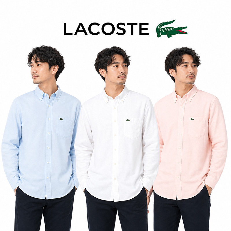 Lacoste ���R�X�e ���� �I�b�N�X�t�H�[�h�V���c �z���C�g �u���[