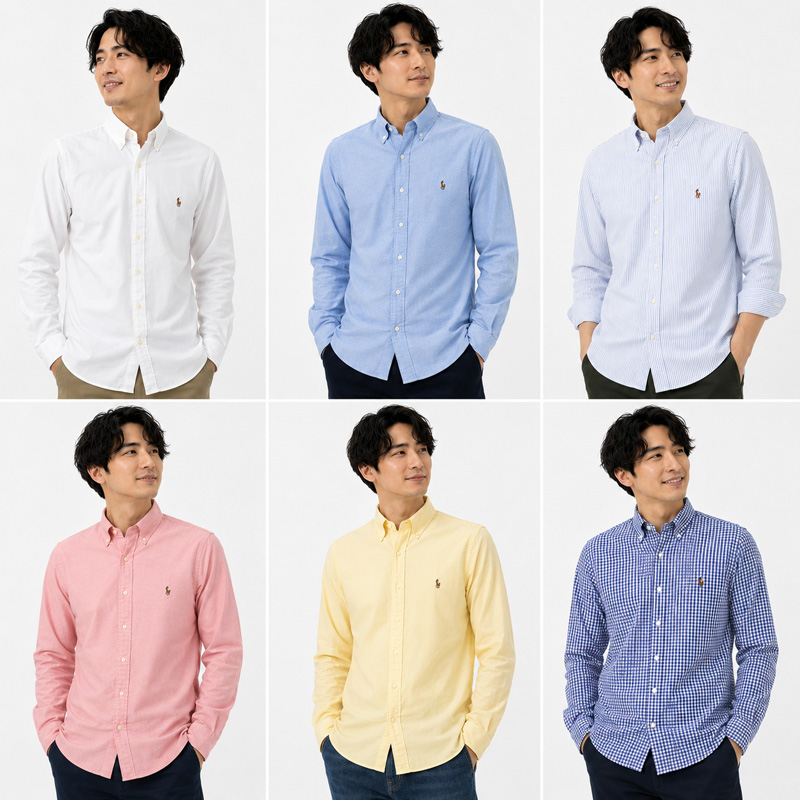 ポロ ラルフローレン メンズ 長袖 オックスフォードシャツ クラシック