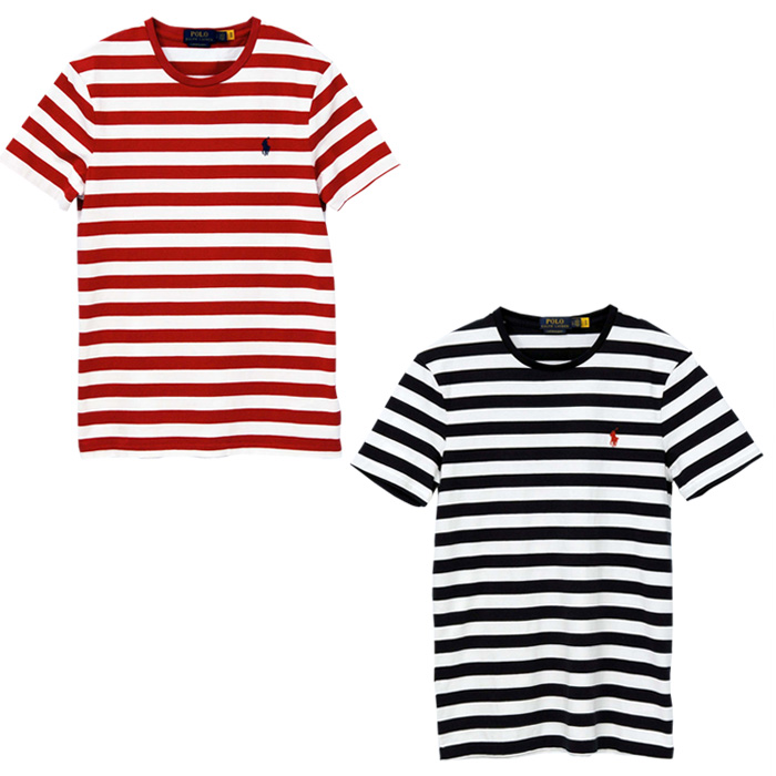 Polo by Ralph Laurenラルフローレン Men's マルチボーダー半袖Tシャツ