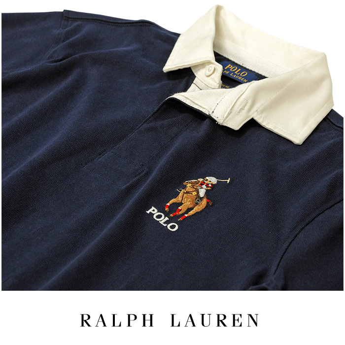 POLO ラルフローレンポロベアーラガーシャツ送料無料 長袖 ポロ、ラガ