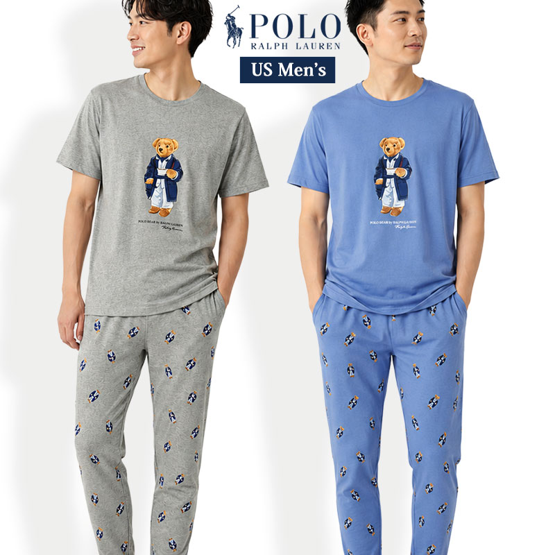 ポロ ラルフローレン ポロベアー ナイトウェア―上下セット
半袖 Tシャツ ロングパンツ ルームウェア パジャマ