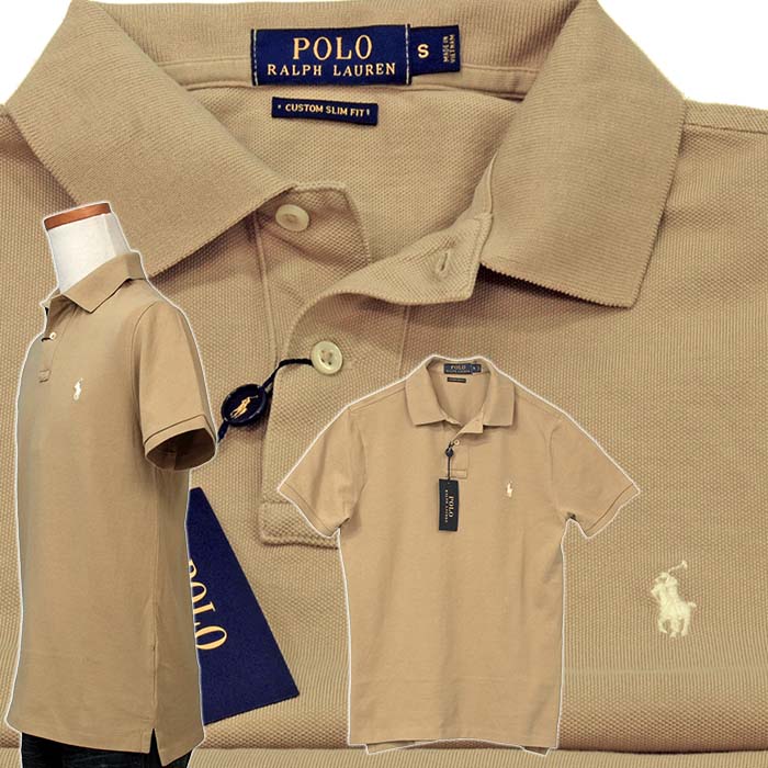 POLO ラルフローレン半袖鹿の子ポロシャツ 半袖ポロ、ラガ-シャツ
