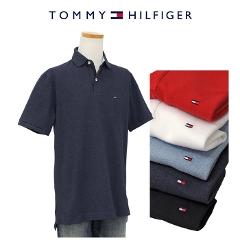 Tommy HilfigerトミーヒルフィガーMen’ｓ定番 IVYポロ　半袖鹿の子ポロシャツ