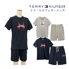 トミーヒルフィガーMen’ｓ 半袖Tシャツ,ハーフパンツ上下セット