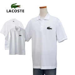 Lacoste ラコステ Men's<BR>ビッグラコステ ポイント半袖鹿の子ポロシャツ