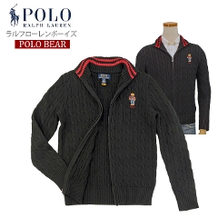 POLO Ralph Lauren Boy's |xA[ Rbg P[u҂݃tWbvZ[^[