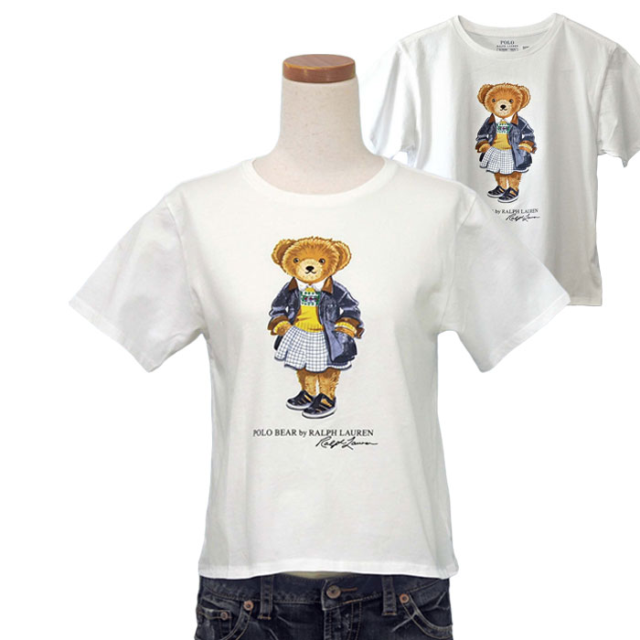 POLO ラルフローレン ガールズポロベア ショート丈 半袖Tシャツ 半袖 T