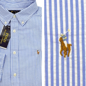 POLO �����t���[���� �{�[�C�Y ���� �T�b�J�[�n�X�g���C�v �{�^���_�E���V���c