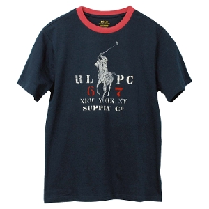 POLO ラルフローレン半袖リンガーTシャツ 半袖 Tシャツ ボーイズ ポロ 