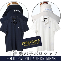 POLO GOLF Ralph Lauren Men's 半袖 鹿の子ポロシャツ